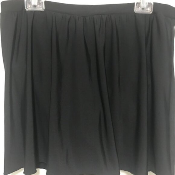 Trimshaper Womens Black Swim Skirt with Built In Pants. Sz. 16W - Picture 1 of 4
